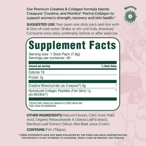 Nuveva™️ Creatine & Collagen Stick Packs